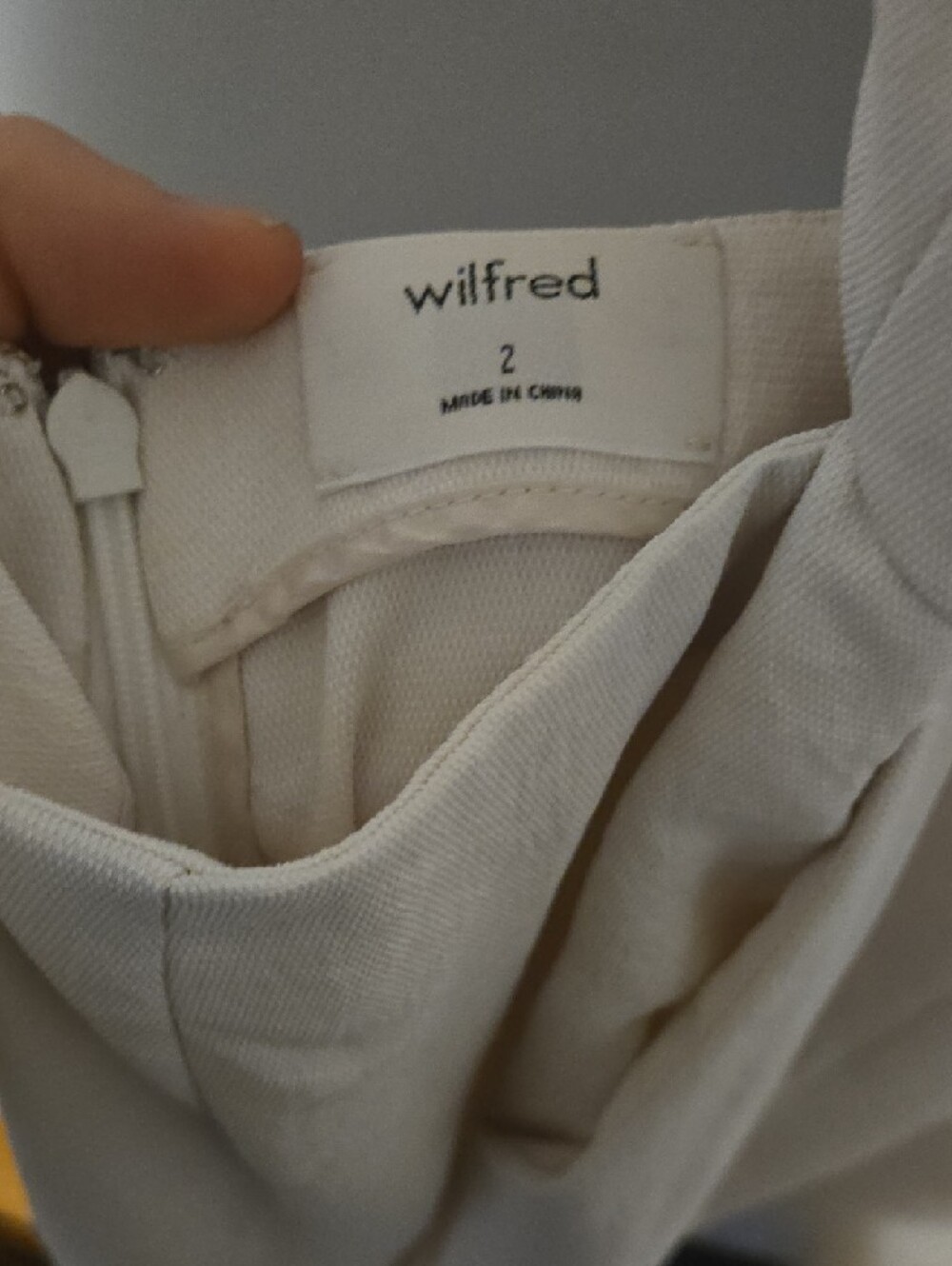 Wilfred Cream Wide Leg Open Back Jumpsuit - Picture 2 of 7